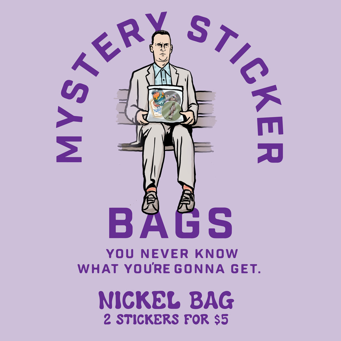 Mystery Sticker Nickel Bag