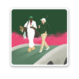Longballers at Augusta Sticker