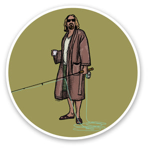 The Dude Slings Sticker
