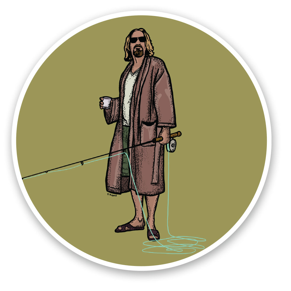 The Dude Slings Sticker