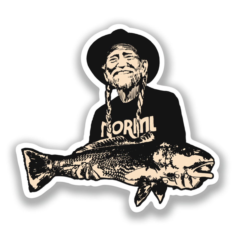 Red Headed Stranger Sticker