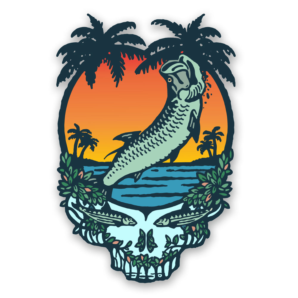 Reel Your Face Sticker