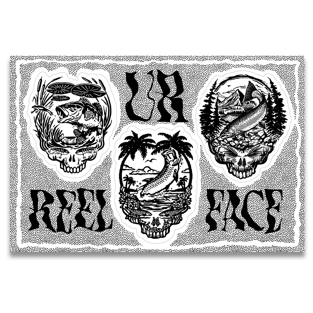 Reel Ur Face Sticker Sheet