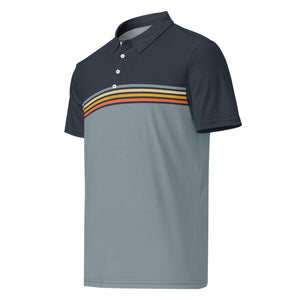 Stripe Show men’s slim fit polo