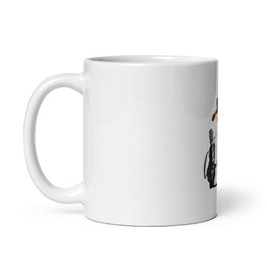 Ruckus White glossy mug