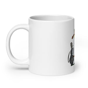 Ruckus White glossy mug