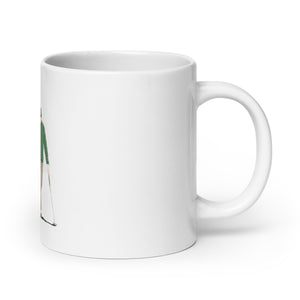 Ruckus White glossy mug