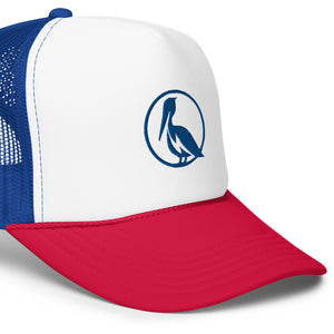 Birdie Logo Tricolor Foam Trucker Hat